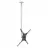 Suport perete BARKAN "4500L'' White/Black, 13"-75",  +20°,  600x400,  43 kg,  Alb,  Negru