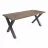 Masa DP XENA 2750*1100, PAL melaminat,  Metal,  Nuc,  Negru, 180 x 75 x 80