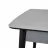 Masa DP GRANNA, Lemn,  Ceramica,  MDF vopsit,  Gri, 120-150 x 75 x 75