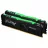 RAM KINGSTON FURY BEAST RGB (KF437C19BBAK2/16), DDR4 16GB (2x8GB) 3733MHz, CL19,  1.35V