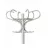Cuier DP VENEZIA ALUM, Metal,  Argintiu, 182 x 63 x 63