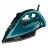 Fier de calcat Tefal FV6832E0, Durilium Airglide,  2800 W,  Jet, abur 260 g, min,  270 ml,  Turcoaz,  Negru