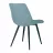 Scaun DP NICOLE HN ANTR SORO-34, Metal,  Stofa,  Turcoaz,  Negru,, 87 x 45 x 55