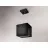 Hota Elica PIX BL/F/42 BLACK, 1100 m³/h,  1 motor,  42 сm,  Filtru de grasime сarbon,  Negru