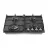 Варочная газовая панель GORENJE GW 641 EXB, 4 конфорки,  Конфорка Wok,  Нержавеющая сталь,  Электроподжиг,  Черный