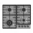Plita incorporabila cu gaz GORENJE GW 642 ABX, 4 arzatoare,  Arzator Wok,  Aprindere electrica,  Inox, Negru