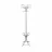 Cuier DP VENEZIA ALB, Pentru hol,  Metal vopsit,  Alb, 182 x 63 x 63