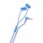 Casti cu fir Ploos In-ear earphones with mic,  Blue