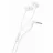 Casti cu fir Ploos IN-EAR EARPHONES WITH MIC,  WHITE