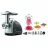 Masina de tocat carne MOULINEX NE688837, 2200 W,  4.5 kg, min,  Functie Reverse,  Negru,  Inox