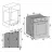 Cuptor electric incorporabil TORNADO TRC-456D CREAM, 52 l,  6 functii,  Grill,  Curatare traditionala,  Crema, A
