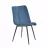 Scaun DP CAPELLA BLUE, Metal,  Placaj,  Spuma poliuretanica,  Stofa,  Albastru, picoare Negre, 85 x 60 x 47