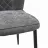Scaun DP TUSK CATIFEA BLACK, Metal,  Placaj,  Spuma poliuretanica,  Stofa,  Negru,, 90 x 52 x 63