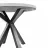 Masa DP KLEO 1200, Pal melaminat,  Metal,  Gri, 90 x 90 x 77