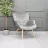 Fotoliu DP LEONARD CATIFEA GREY HLR20, Gri, 90 x 70 x 82
