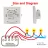 Intrerupator Smart OEM WIFI SMART BUTTON SWITCH 1GANG, EU Type No Neutral