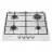Plita incorporabila cu gaz Whirlpool TKRL 650 IX, 4 arzatoare,  Aprindere electrica,  Inox
