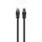 Patchcord Cablexpert PP6U-0.5M/B, Cat.6U, 0.5m,  Black