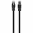 Patchcord Cablexpert PP6U-0.5M/B, Cat.6U, 0.5m,  Black