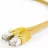 Patchcord Cablexpert PP6U-0.5M/Y, Cat.6U, 0.5m,  Yellow