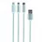 Cablu USB Cablexpert CC-USB2-AM31-1M, 3-in-1 MicroUSB,  Lightning,  Type-C - AM,  1.0 m,  BLACK