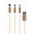 Cablu USB Cablexpert CC-USB2-AM31-1M, 3-in-1 MicroUSB,  Lightning,  Type-C - AM,  1.0 m,  BLACK