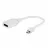 Cablu video Cablexpert A-MDPM-DPF-001-W,  WHITE, Adapter DP F to mini DP M