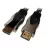 Кабель видео Brackton Prime K-HDE-FKR-0200.BG, 2 m,  High Speed HDMI® Cable with Ethernet,  male-male,  99, 99% OFC oxygen free copper,  up to 2160p 2Kx4K,  3D capable,  with 24k gold plated contacts,  triple shielded,  2 ferrites,  nylon sleeve