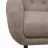 Fotoliu DP GLORY~LIGHT BROWN H51101-2, Stofa,  Maro, 85 x 85 x 85