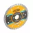 Disc diamantat Tolsen de taiere continuu 115x22.2x1 mm