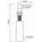Dozator pentru sapun lichid Dr.Gans Forum DG, 300 ml