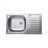 Chiuveta Sanitec 05.430 C403S, Inox, 43.5 x 76