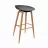 Scaun DP HECTOR GREY, Metal,  Plastic,  Gri,  Bar, 87 х 42 х 50