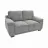 Canapea DP ASTORIA (2)~DARK GREY, Lemn,  Placaj,  Spuma poliuretanica,  Stofa,  Gri inschis, 150 x 86 x 90