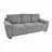 Canapea DP ASTORIA (3)~DARK GREY, Lemn,  Placaj,  Spuma poliuretanica,  Stofa,  Gri inchis, 220 x 86 x 90