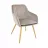 Scaun DP IRIS, Placaj,  Spuma poliuretanica,  Metal,  Stofa, Rusty, Golden Legs, 82 x 60 x 63