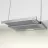 Hota GORENJE TH60E3X, 350 m3/h,  1 motor,  60 cm,  Filtru din aluminiu absorbant de grasimi,  Inox