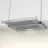 Hota GORENJE TH60E3X, 350 m3/h,  1 motor,  60 cm,  Filtru din aluminiu absorbant de grasimi,  Inox