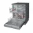 Masina de spalat vase Hotpoint-Ariston HFC 3C41 CW X, 14 seturi,  10 programe,  Control electronic,  60 cm,  Inox, A+++