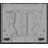 Варочная газовая панель GORENJE GW641EXB, 4 конфорка, Конфорка Wok, Эмаль, Электроподжиг, Черный