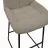 Scaun DP NICOLE CFS HOKER LB SORO-23, Metal,  Stofa,  Beige, 50 x 40 x 97