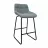 Scaun DP Nicole CFS Hoker LB SORO-34+BLACK LEG BLUE, Metal,  Stofa,  Albastru deschis,, 50 x 40 x 97