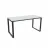 Masa de birou DP 1500 MM CU TRAVERSA, PAL melaminat, Gri