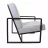Fotoliu DP MILTON, Stofa, Gri, 77 x 66 x 85
