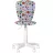 Kресло AG Polly GTS CM-02, Пластик, Ткань, Белый, 41 x 38 x 81-94