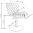Офисное кресло AG MATRIX 2, Сталь, Экокожа, Ткань, Газлифт, Белый, Черный, 48 x 53 x 92-104