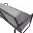 Canapea DP CANAPEA MILTON, Metal, Placaj, Spuma poliuretanica, Catifea, Stofa, Gri inchis, 125 х 80 х 80