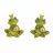 Broasca Wurm CU GLOB,CERAMICA 2-ASS, 15 CM