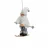 Фигурка Wurm MOS CRACIUN LA SCHI ALB, TEXTIL, 18 CM