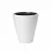 Ghiveci pentru flori Form Plastic DIAMOD D40 CM, H46 CM, V32 L, V13,7 L, ALB